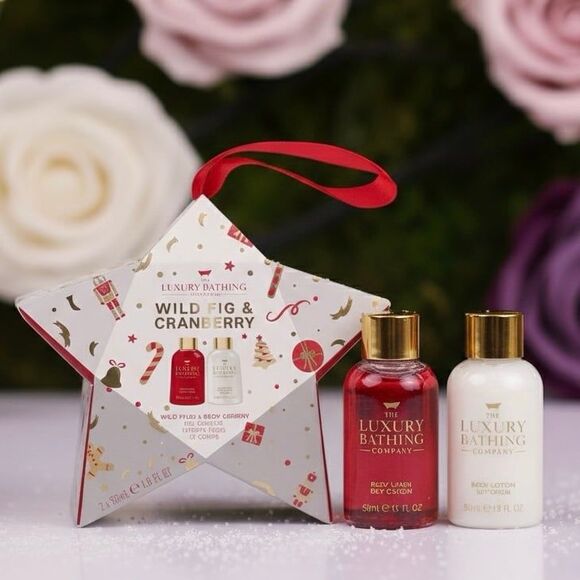 Grace & Cole Wild Fig & Cranberry Indulgence Minis -Little Luxuries Gift Set - Picture 1 of 9